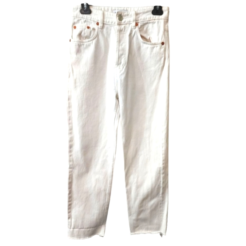 Zara white jeans